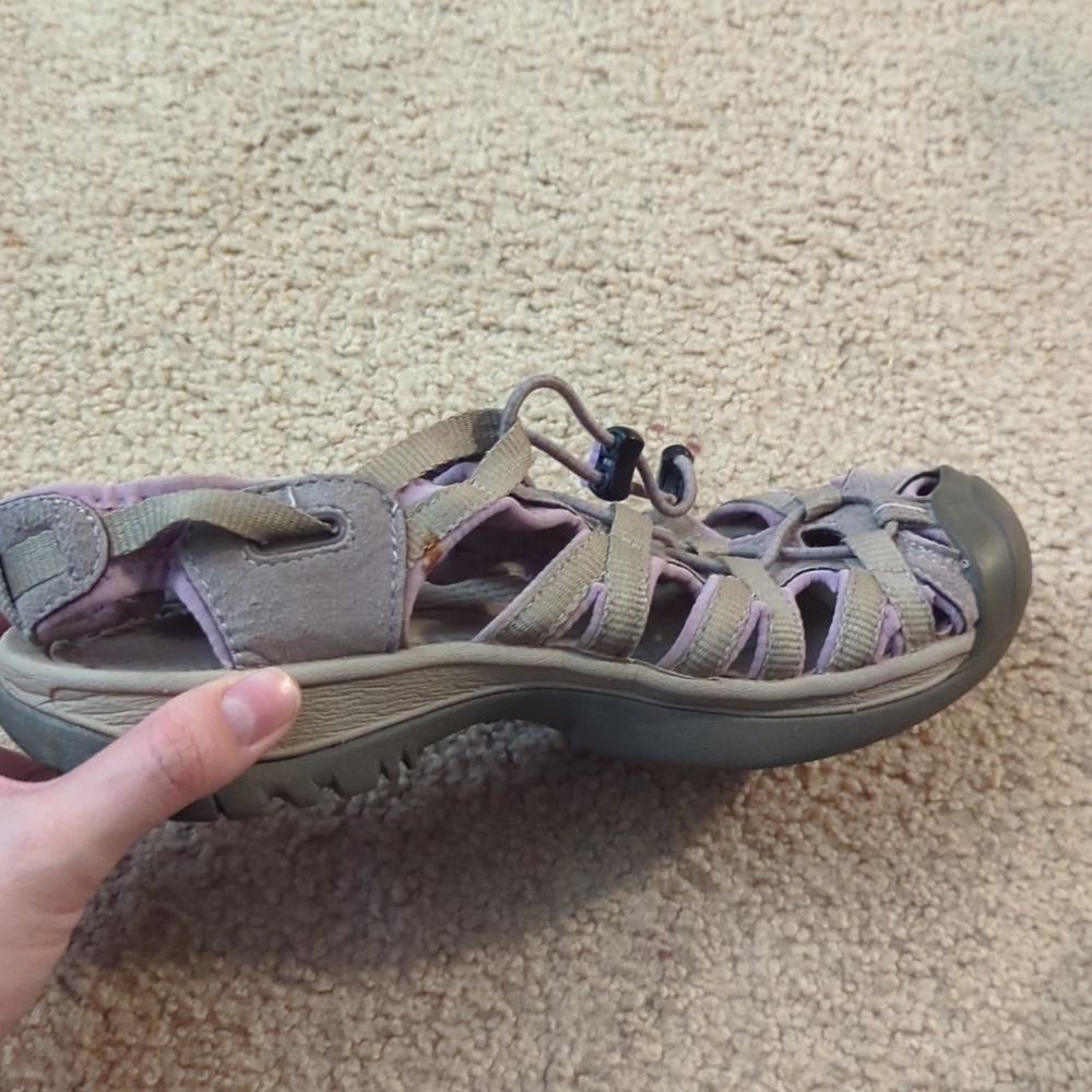 Keen Whisper Outdoor Sport Sandal Size US 7.5 Purple Waterproof Strappy - Picture 7 of 11